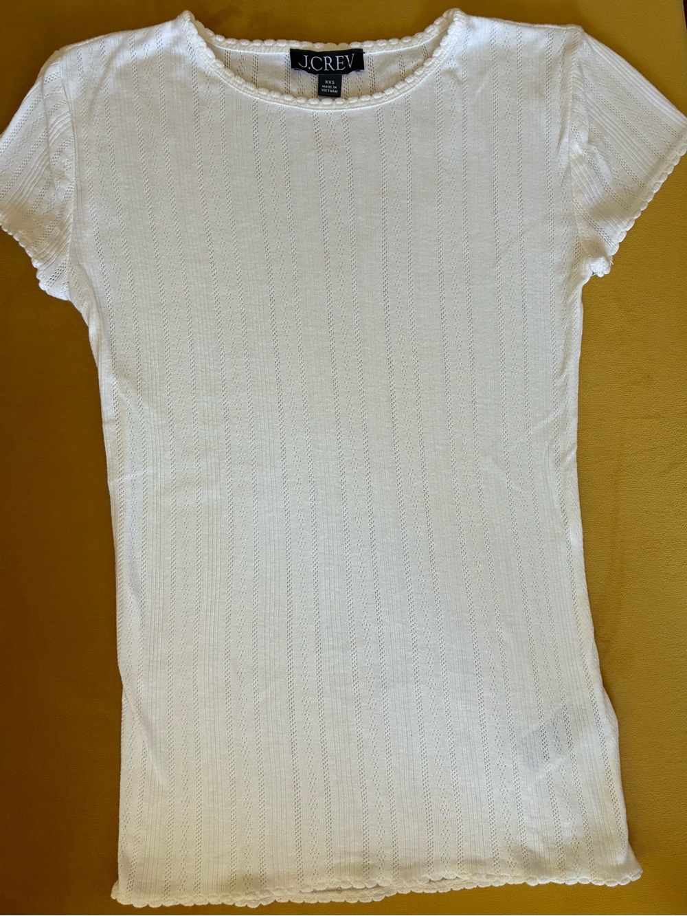NWOT J Crew pointelle t-shirt
